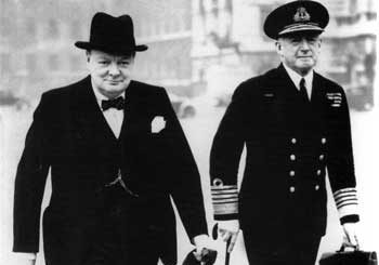 Winston Churchill et l’Amiral Cunningham
